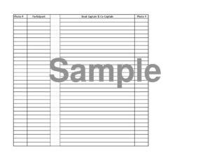 Boater/Child Pairing List (2 blank options)